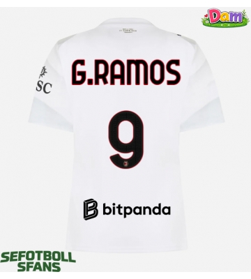 AC Milan Goncalo Ramos #9 Bortatröja Kvinnor 2026-27 Kortärmad